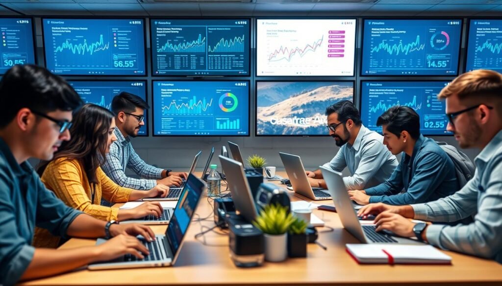 escoger agencia digital personas trabajando