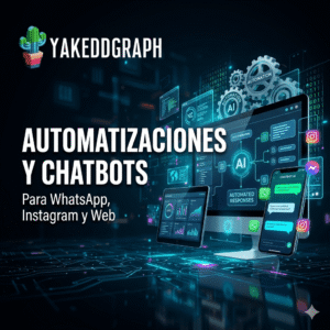 "Automatizaciones y ChatBots para WhatsApp, Instagram y Web."